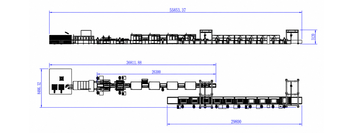 Full-Line Size Diagram